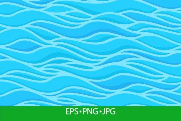 Blue Ocean Water Splash Waves Seamless: Your Design's Dynamic Flow
