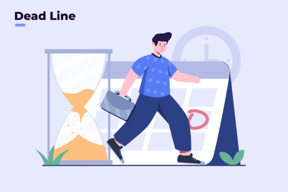Capturing the Crunch: Office Workers Working at Deadline Visuals