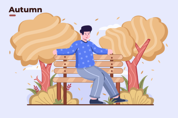 Capturing the Season: People Enjoying Autumn at Park