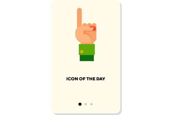 Hand Gesture Flat Icon: Charismatic Nonverbal Design