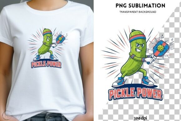Pickle Power PNG: A Funny Pickleball Design for Maximum Court Energy