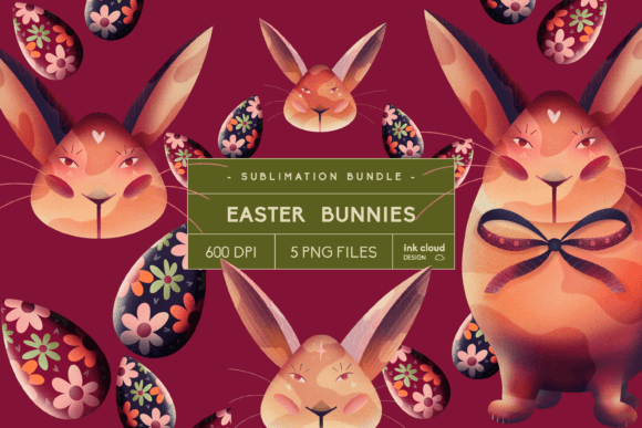 Spring Design Essentials: The Easter Bunny Sublimation Bundle Egg Hunt