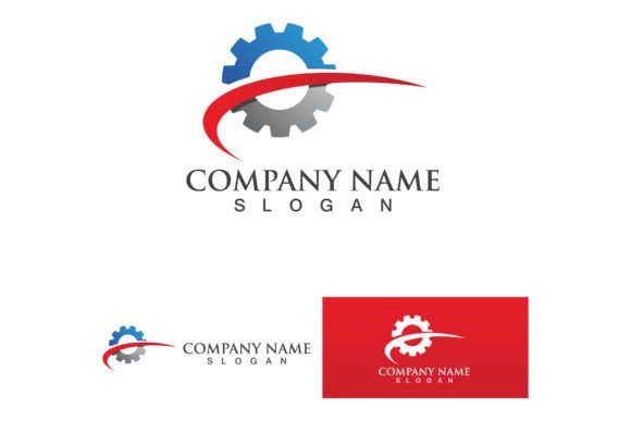 Understanding the Power of the Gear Machine Logo and Symbol Vector
